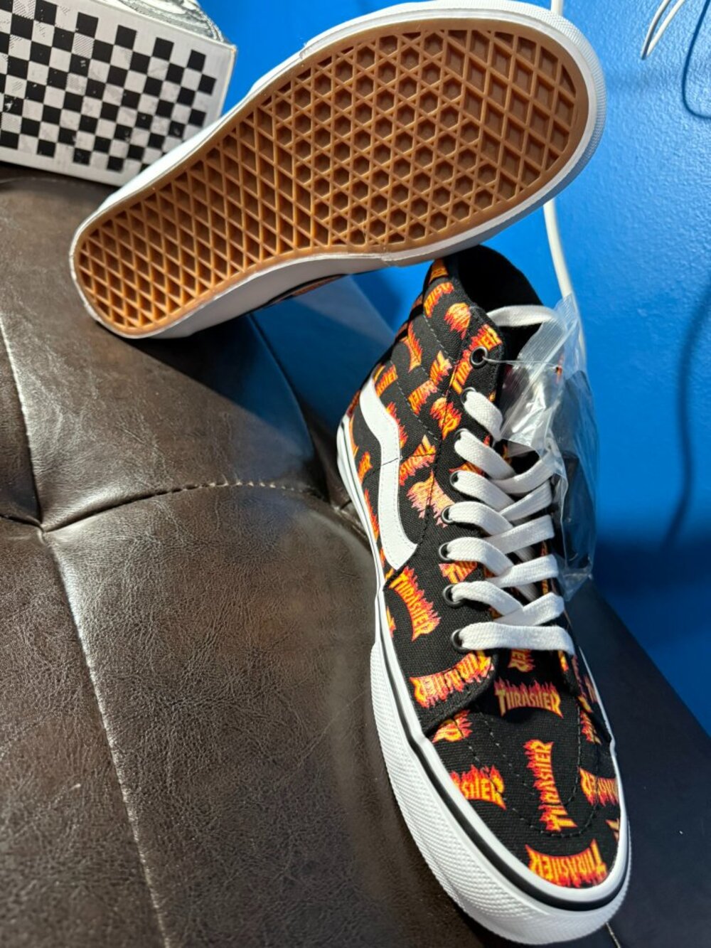 NWT Vans x Thrasher Skate High Top Men's 9 WMNS 10.5 - Picture 5 of 5